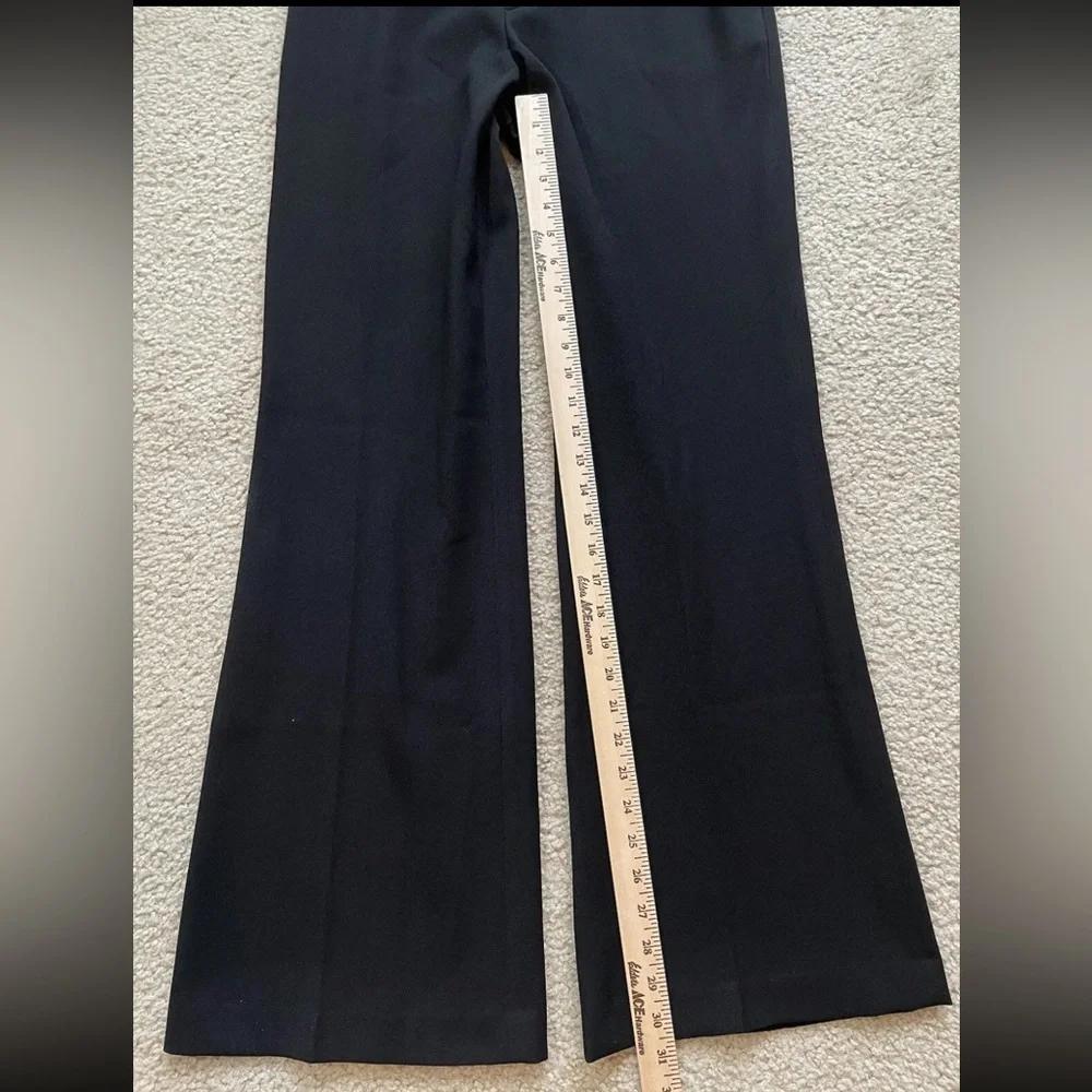 Nanette Lepore Wide Leg Trousers Dress Pants Black Women’s Size 8 Flare - Picture 10 of 11